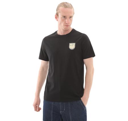 Puma Wardrobe Ess Graphic Tee Erkek T-Shirt Siyah