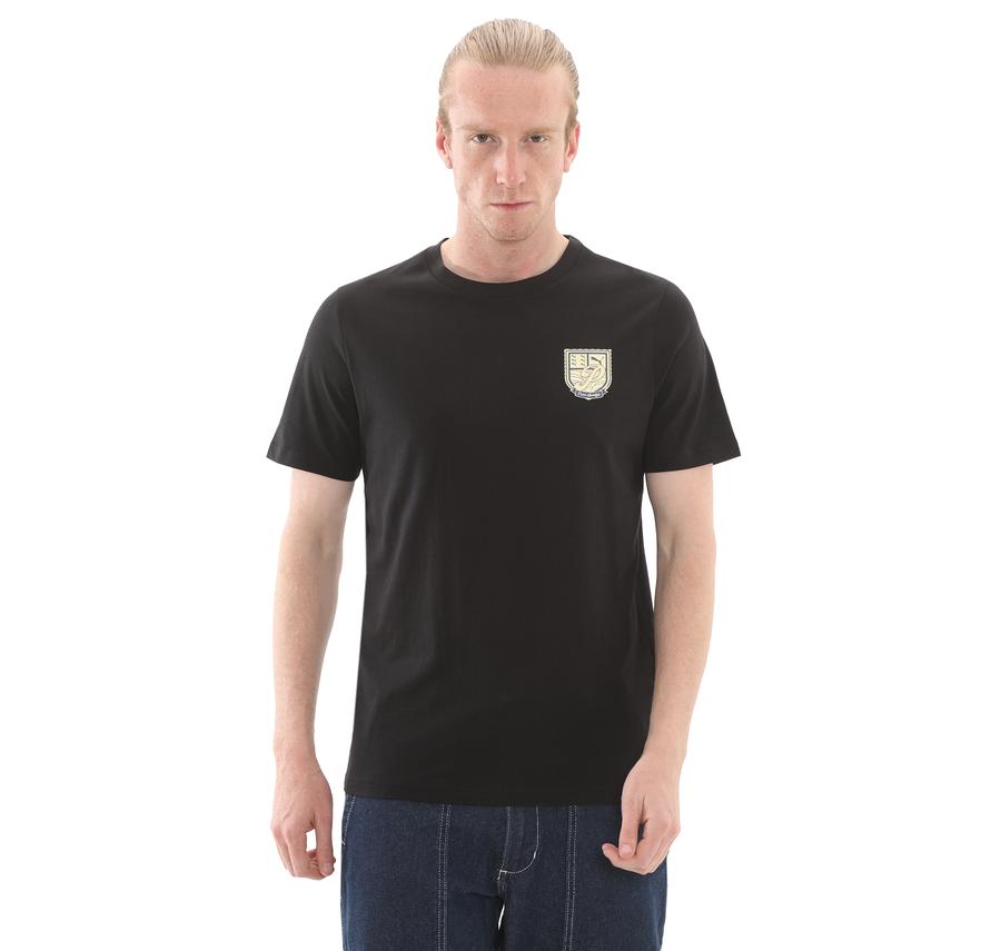 Puma Wardrobe Ess Graphic Tee Erkek T-Shirt Siyah Puma Wardrobe Ess Graphic Tee Erkek T-Shirt Siyah