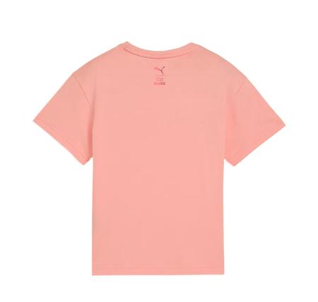 Puma X Hk & Fr Graphic Tee Çocuk T-Shirt Pembe