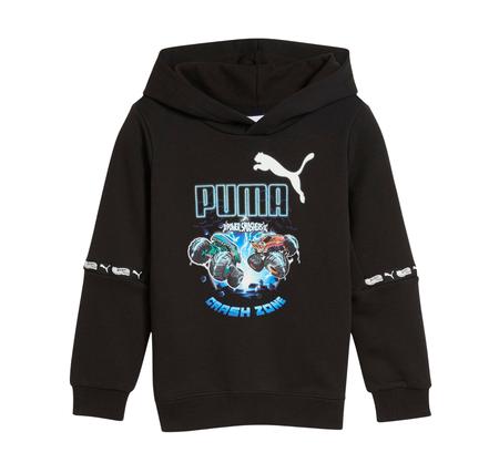 Puma X Hot Wheels Hoodie Çocuk Sweatshirt Siyah