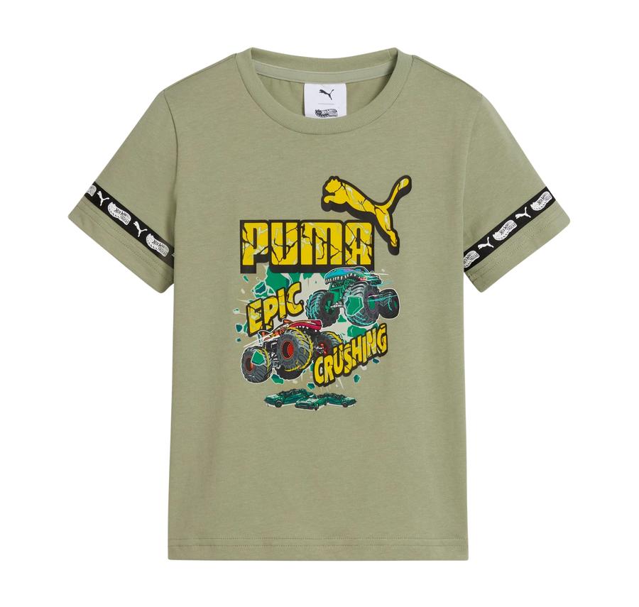Puma X Hot Wheels Tee Çocuk T-Shirt Mor Puma X Hot Wheels Tee Çocuk T-Shirt Mor