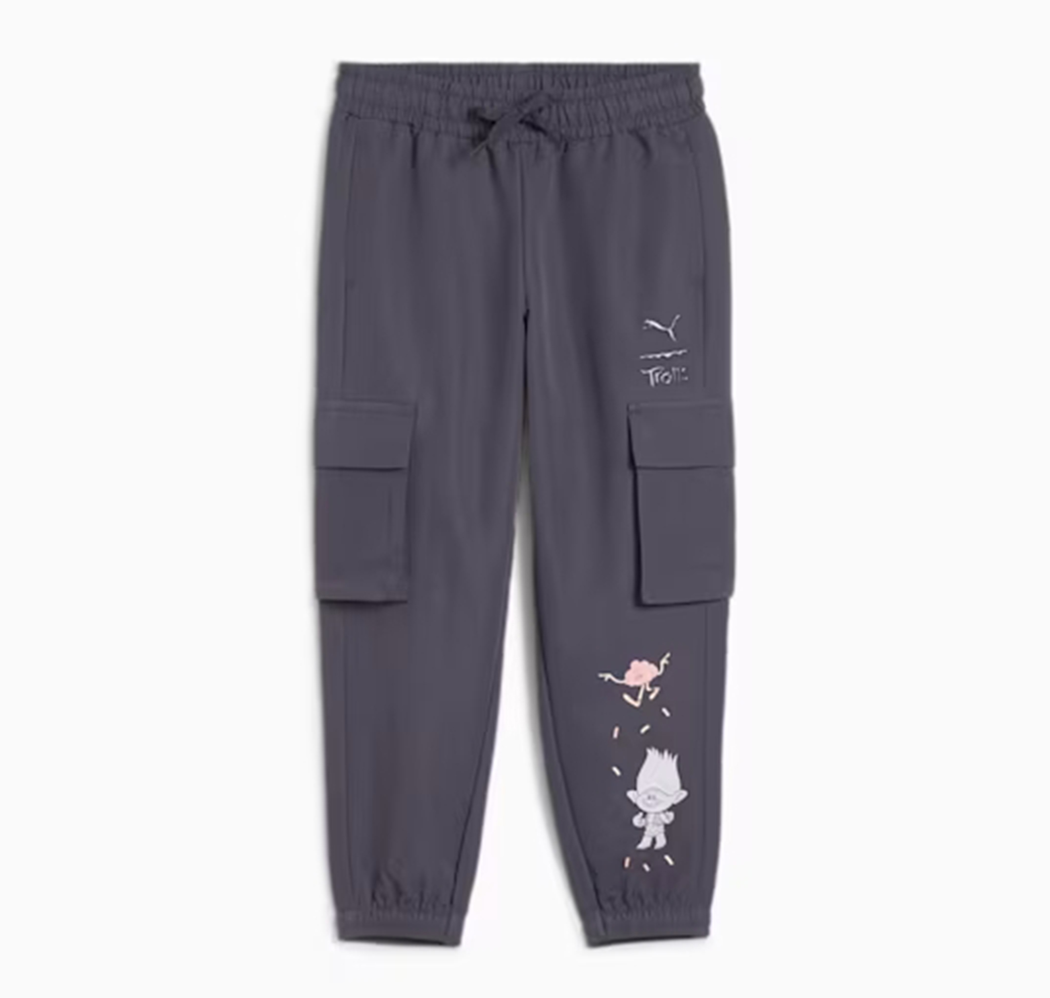 Детские брюки Puma X Trolls Cargo Pants Pantolon Antrasit