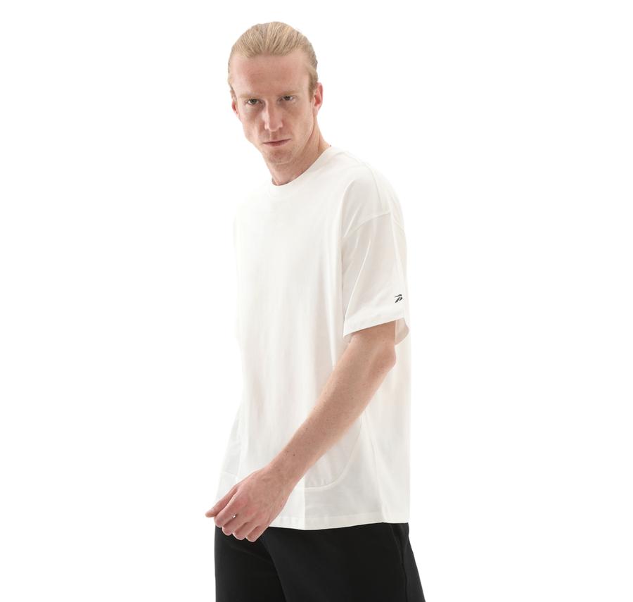 Reebok 5M Desce Tee Erkek T-Shirt Beyaz Reebok 5M Desce Tee Erkek T-Shirt Beyaz