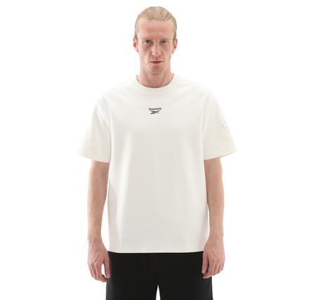 Reebok 5M Fanco Tee Erkek T-Shirt Beyaz