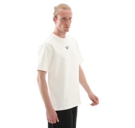 Reebok 5M Fanco Tee Erkek T-Shirt Beyaz