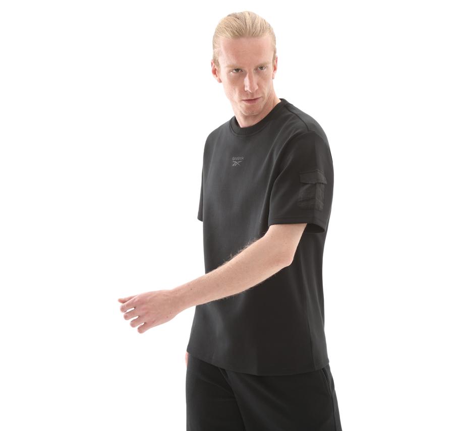 Reebok 5M Fanco Tee Erkek T-Shirt Siyah Reebok 5M Fanco Tee Erkek T-Shirt Siyah