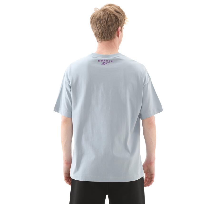 Reebok 5M Funny Tee Erkek T-Shirt Açık Mavi Reebok 5M Funny Tee Erkek T-Shirt Açık Mavi