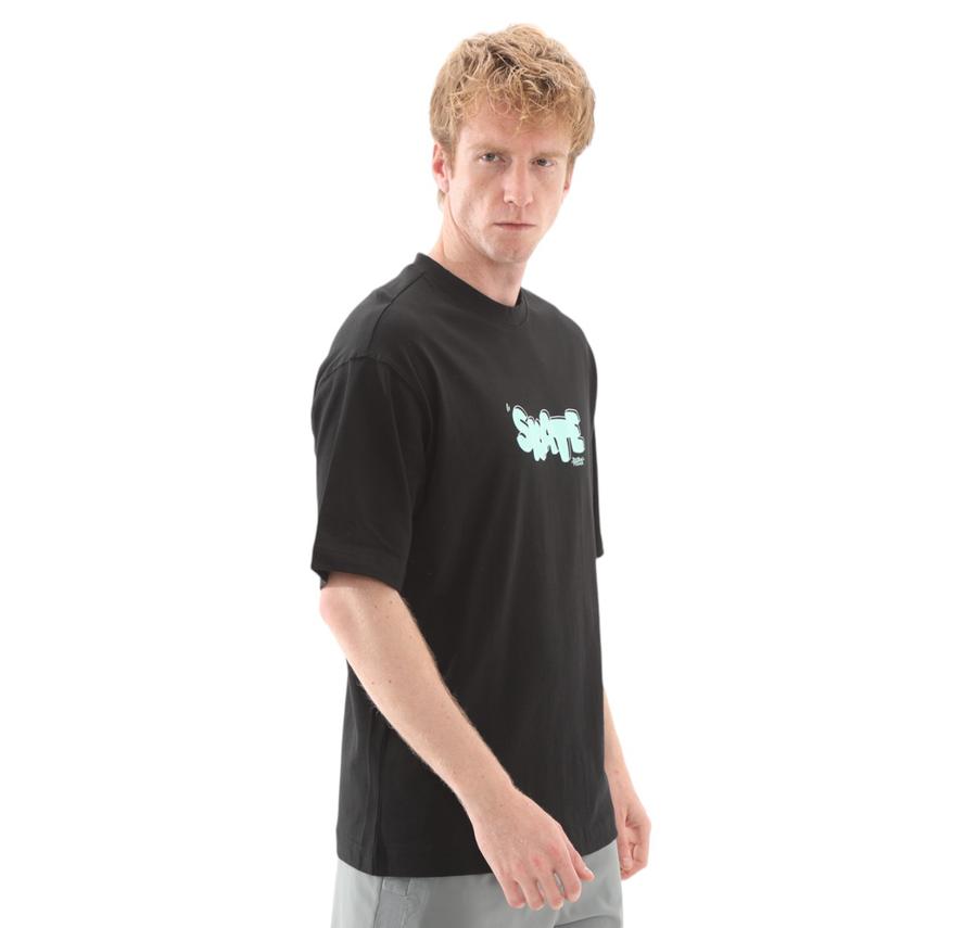 Reebok 5M Russel Tee Erkek T-Shirt Siyah Reebok 5M Russel Tee Erkek T-Shirt Siyah