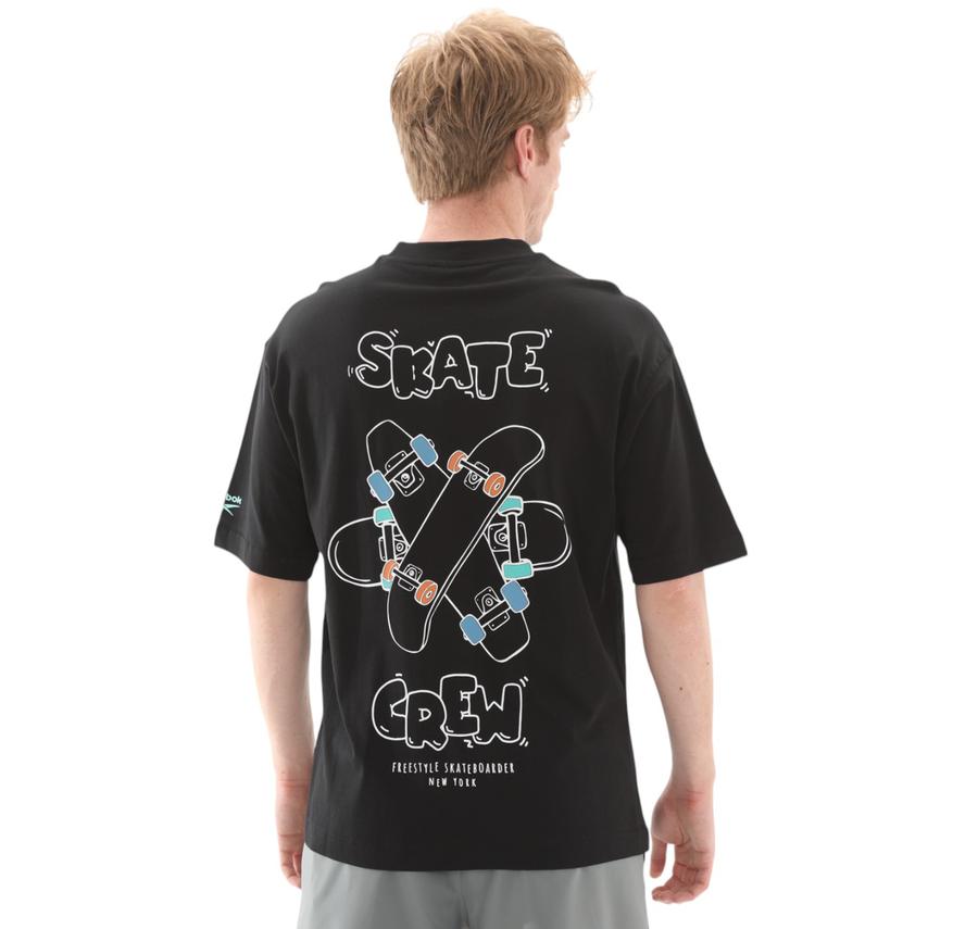 Reebok 5M Russel Tee Erkek T-Shirt Siyah Reebok 5M Russel Tee Erkek T-Shirt Siyah