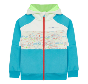 Skechers 2Xı-Lock B Full Zip Hoodie Sweatshirt Çocuk Ceket Beyaz