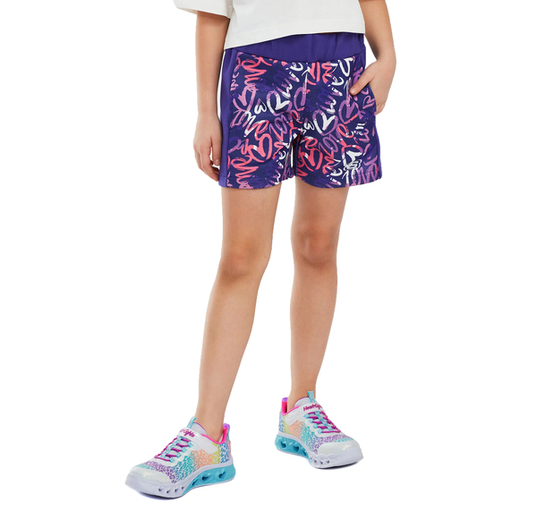Skechers 2Xı-Lock G 3 İnch Short Çocuk Şort Ve Kapri Mor Skechers 2Xı-Lock G 3 İnch Short Çocuk Şort Ve Kapri Mor