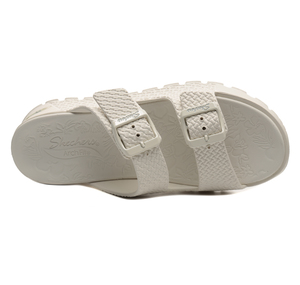 Skechers Arch Fıt Footsteps Kadın Terlik Krem