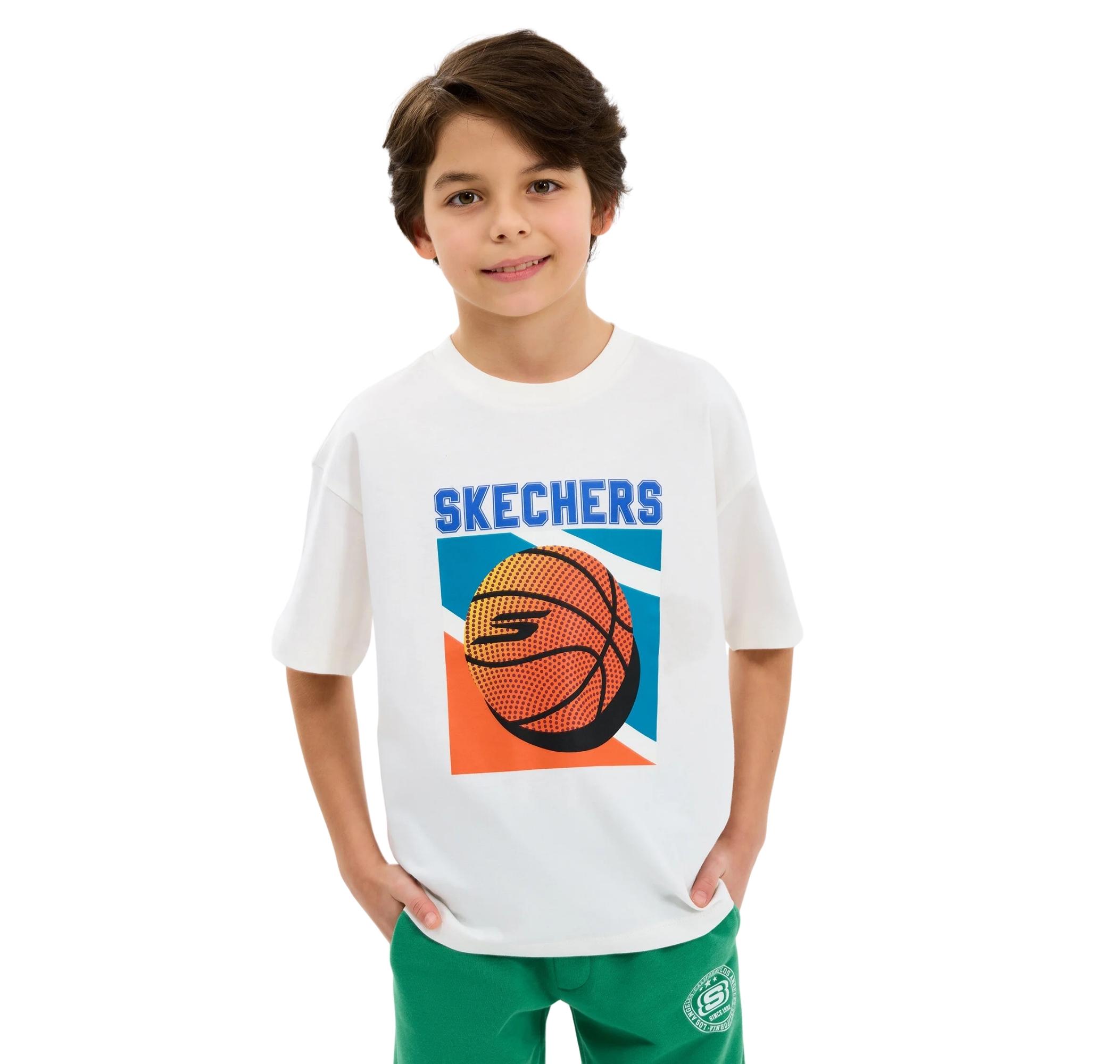 Детская футболка Skechers B Graphic Tee Oversize