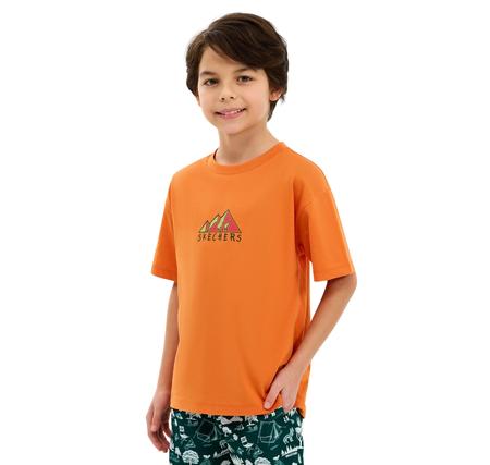 Skechers B Graphic Tee Oversize T-Shirt Çocuk