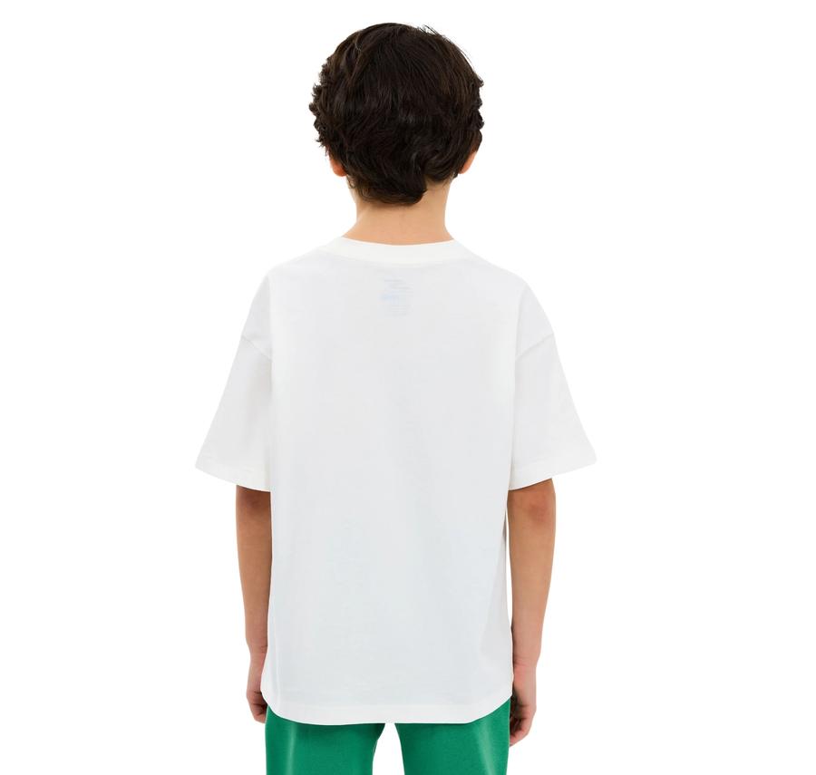 Skechers B Graphic Tee Oversize T-Shirt Çocuk T-Shirt Beyaz Skechers B Graphic Tee Oversize T-Shirt Çocuk T-Shirt Beyaz