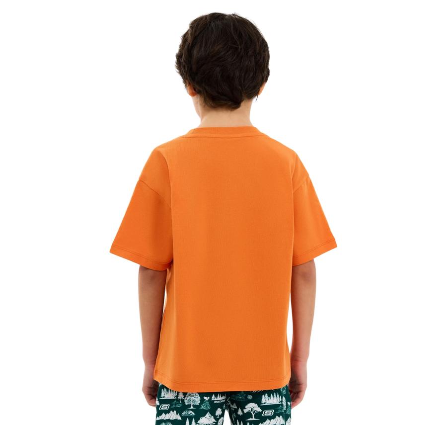 Skechers B Graphic Tee Oversize T-Shirt Çocuk Skechers B Graphic Tee Oversize T-Shirt Çocuk