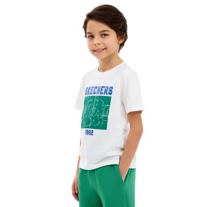 Skechers B Graphic Tee Regular Fit T-Shirt Çocuk