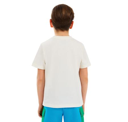 Skechers B Graphic Tee T-Shirt Çocuk T-Shirt Beyaz