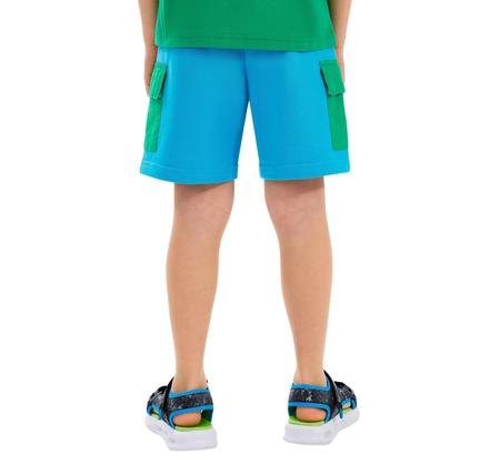 Skechers B Lw Fleece Short Çocuk Şort Ve Kapri Mavi
