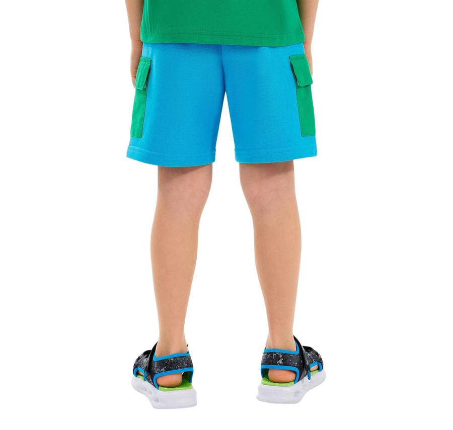 Skechers B Lw Fleece Short Çocuk Şort Ve Kapri Mavi Skechers B Lw Fleece Short Çocuk Şort Ve Kapri Mavi