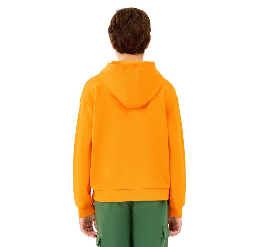 Skechers B Lw Fleece Sweatshirt Çocuk Sweatshirt Turuncu Skechers B Lw Fleece Sweatshirt Çocuk Sweatshirt Turuncu