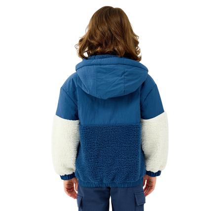 Skechers B Sherpa Jacket Çocuk Ceket Lacivert