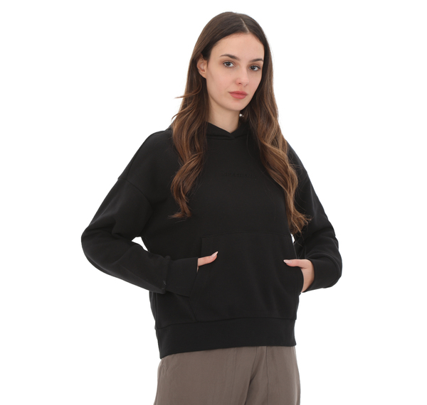 Skechers Essential Kadın Sweatshirt Siyah Skechers Essential Kadın Sweatshirt Siyah