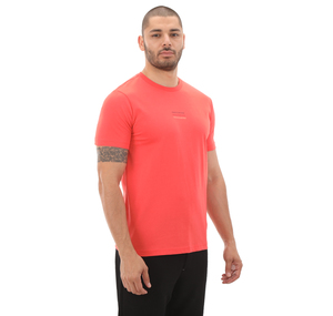 Skechers Essential M Short Sleeve  T-Shirt Erkek T-Shirt Pembe