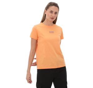 Skechers Essential W Short Sleeve  T-Shirt Kadın T-Shirt Turuncu