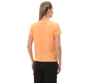 Skechers Essential W Short Sleeve  T-Shirt Kadın T-Shirt Turuncu