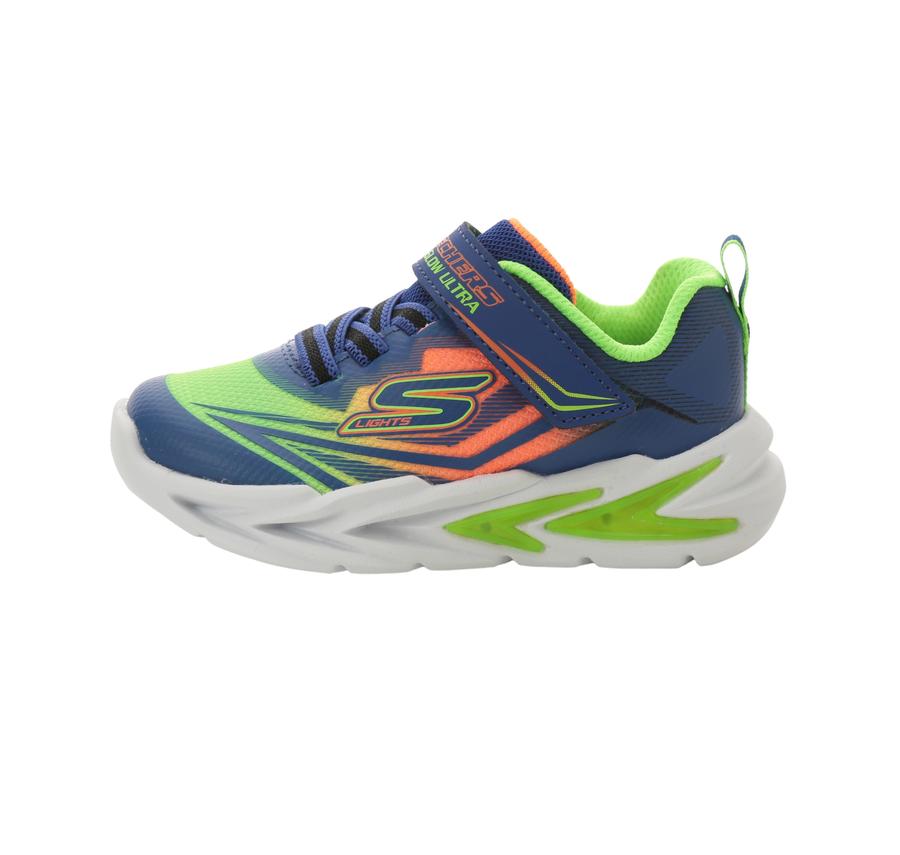 Skechers Flexglow Ultra Bebek Spor Ayakkabı Mavi Skechers Flexglow Ultra Bebek Spor Ayakkabı Mavi