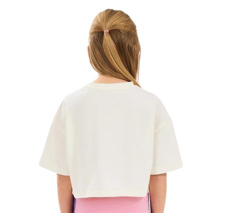 Skechers G Graphıc Tee Crop T-Shirt Çocuk T-Shirt Beyaz
