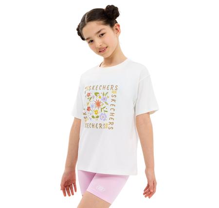 Skechers G Graphic Tee Oversize T-Shirt Çocuk
