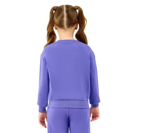 Skechers G Lw Fleece Crewneck Sweatshirt Çocuk Sweatshirt Mavi