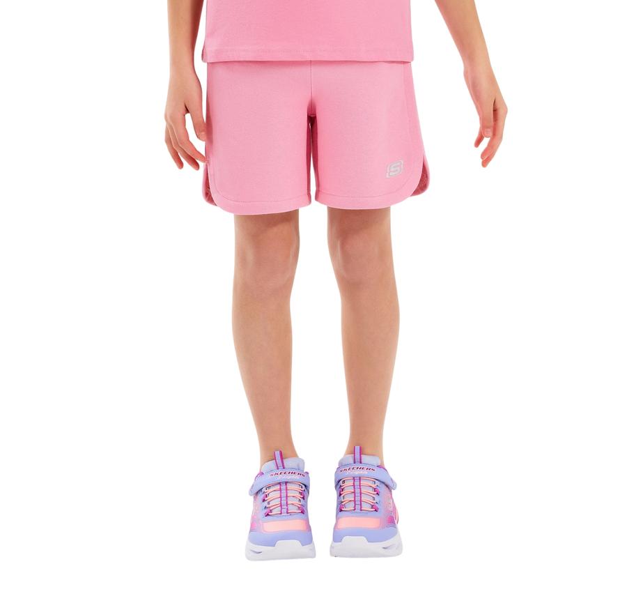Skechers G Lw Fleece Short Çocuk Şort Ve Kapri Pembe Skechers G Lw Fleece Short Çocuk Şort Ve Kapri Pembe
