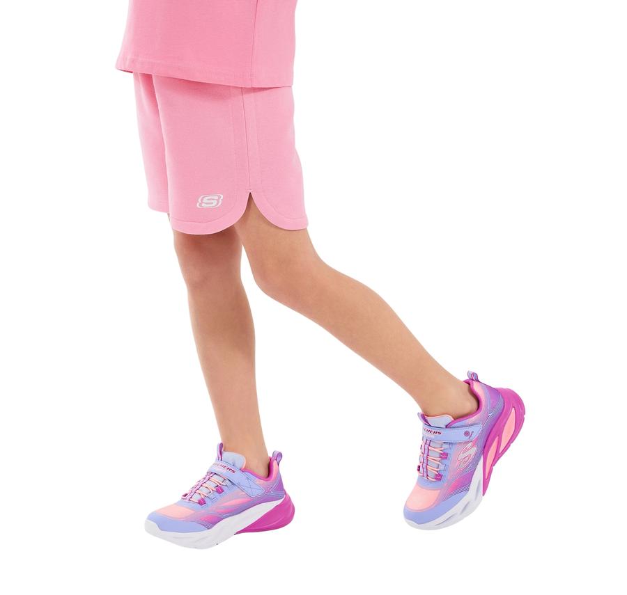 Skechers G Lw Fleece Short Çocuk Şort Ve Kapri Pembe Skechers G Lw Fleece Short Çocuk Şort Ve Kapri Pembe