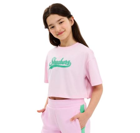 Skechers G Lw Fleece Sweat Short Çocuk Pembe