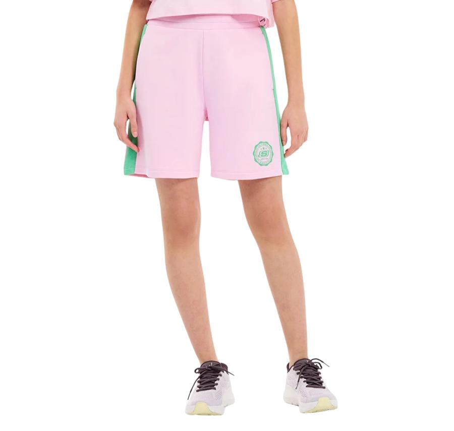 Skechers G Lw Fleece Sweat Short Çocuk Şort Ve Kapri Pembe Skechers G Lw Fleece Sweat Short Çocuk Şort Ve Kapri Pembe
