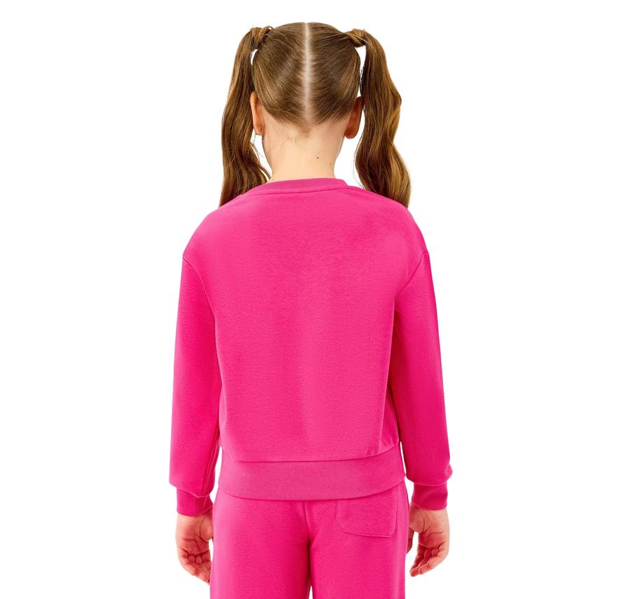 Skechers G Lw Fleece Sweatshirt Çocuk Sweatshirt Pembe Skechers G Lw Fleece Sweatshirt Çocuk Sweatshirt Pembe