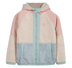 Skechers G Outdoor Fleece Full Zip Sherpa Çocuk Mont Pembe