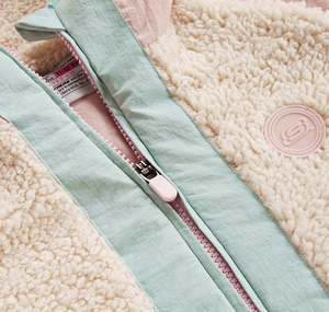 Skechers G Outdoor Fleece Full Zip Sherpa Çocuk Mont Pembe