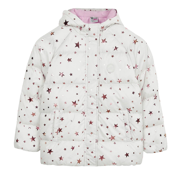 Skechers G Outerwear Padded Jacket Çocuk Mont Beyaz Skechers G Outerwear Padded Jacket Çocuk Mont Beyaz