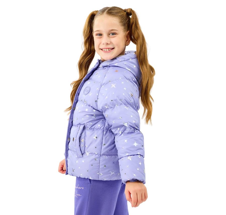 Skechers G Puffer Jacket Çocuk Mont Mavi Skechers G Puffer Jacket Çocuk Mont Mavi