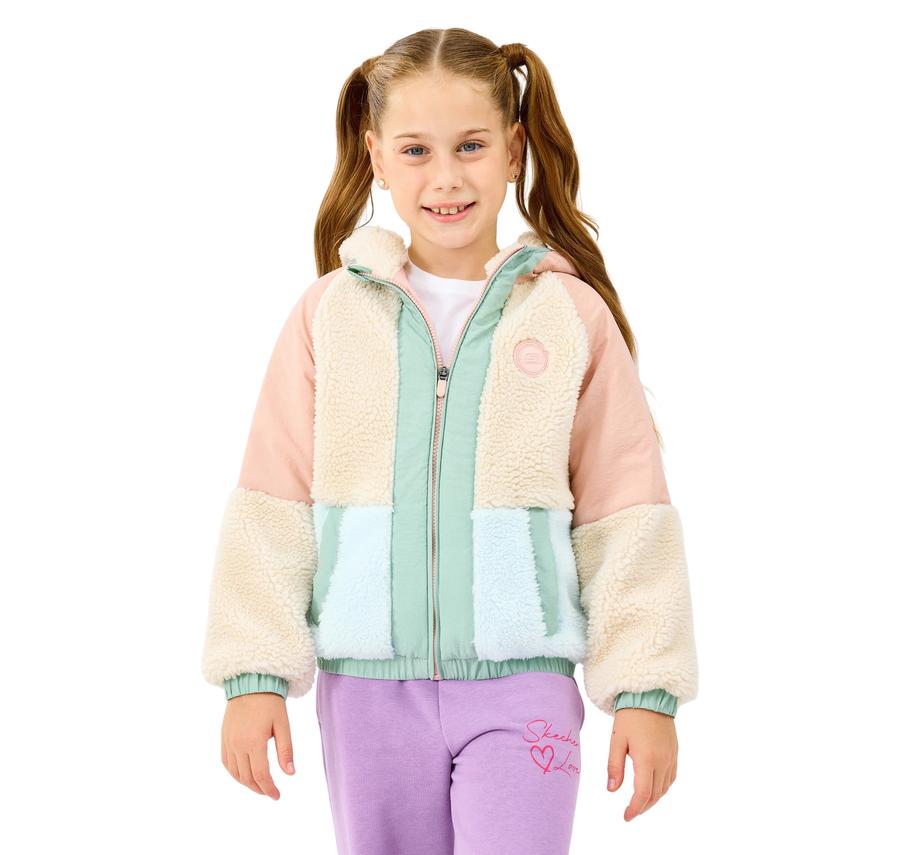 Skechers G Sherpa Sherpa Çocuk Ceket Pembe Skechers G Sherpa Sherpa Çocuk Ceket Pembe