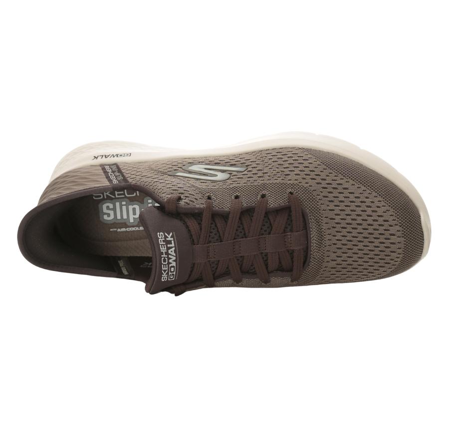 Skechers Go Walk Flex - New World Erkek Spor Ayakkabı Kahve Skechers Go Walk Flex - New World Erkek Spor Ayakkabı Kahve