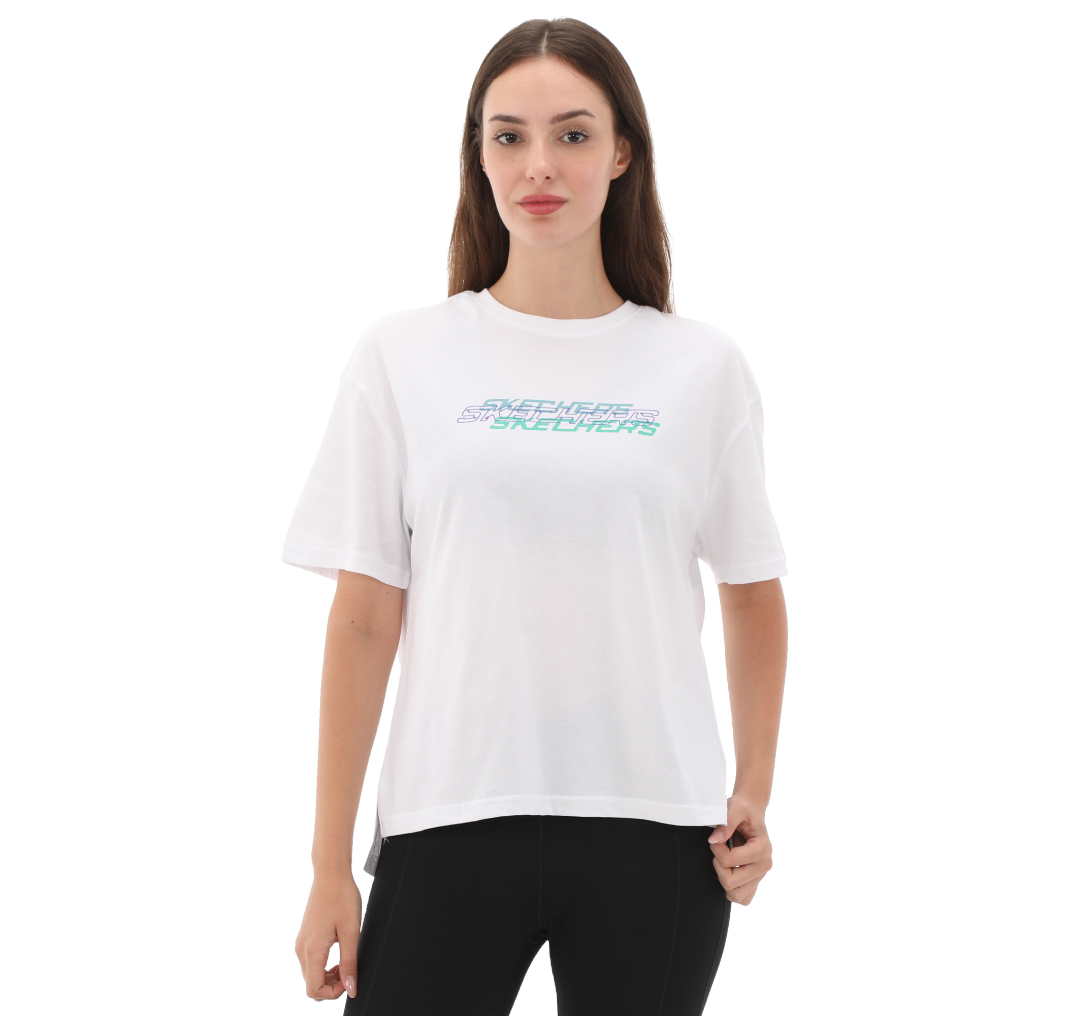 Женская футболка Skechers Graphic W Short Sleeve