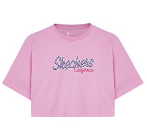 Skechers Graphic Tee G Short Sleeve Çocuk T-Shirt Pembe