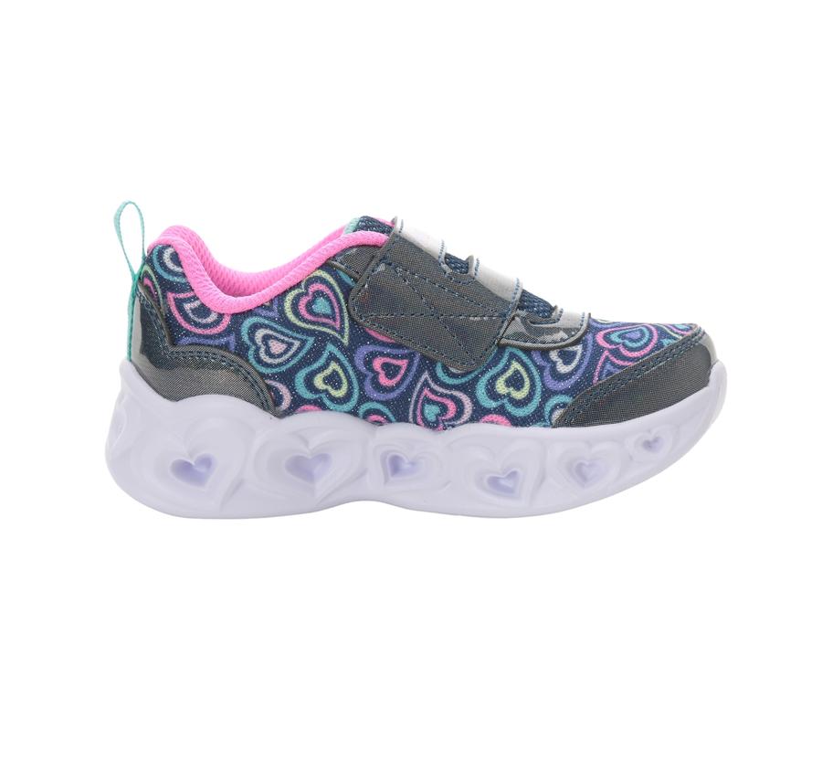 Skechers Heart Lıghts Boogıe Land Bebek Spor Ayakkabı Siyah - Görsel 5