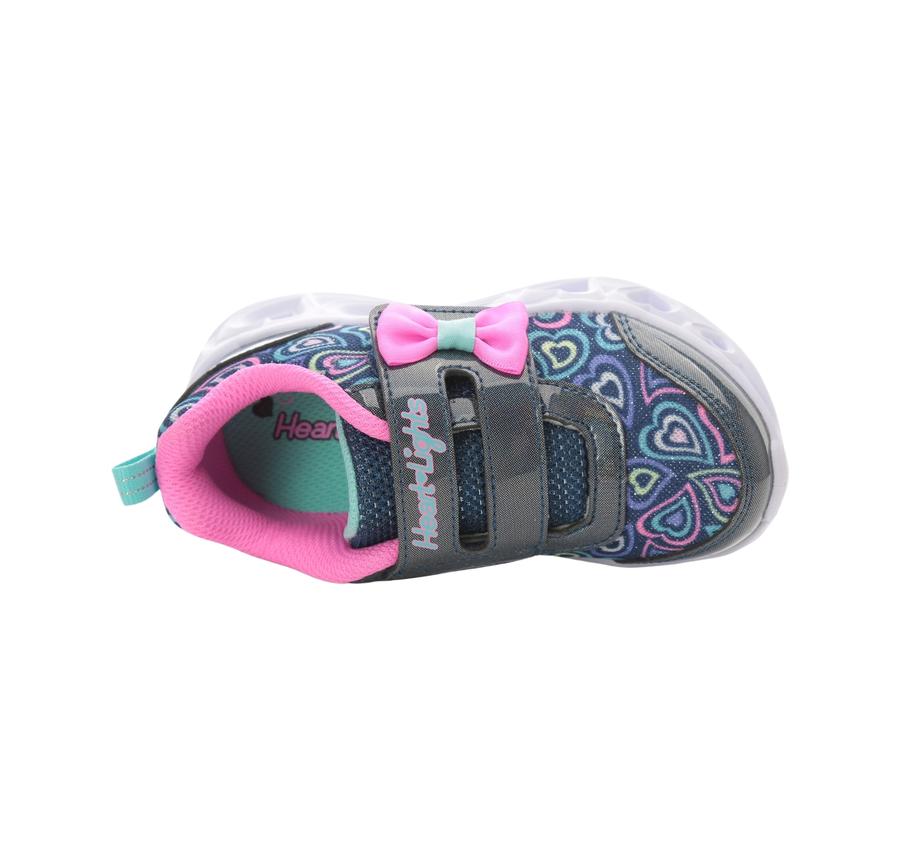 Skechers Heart Lıghts Boogıe Land Bebek Spor Ayakkabı Siyah - Görsel 6