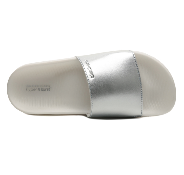 Skechers Hyper Slıde - Shıne On Kadın Terlik Gri Skechers Hyper Slıde - Shıne On Kadın Terlik Gri
